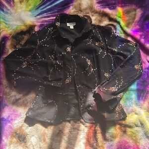 Coldwater Creek floral embroidered jacket or blazer 💐